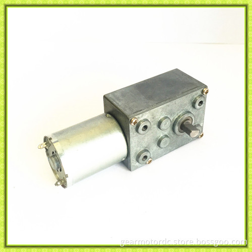 High precise 15kg.cm torque long working cycle 150rpm 12v dc right angle gear motor